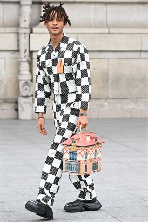 Jaden Smith Wears ,000 Trunk and Studded Penny Loafer at 